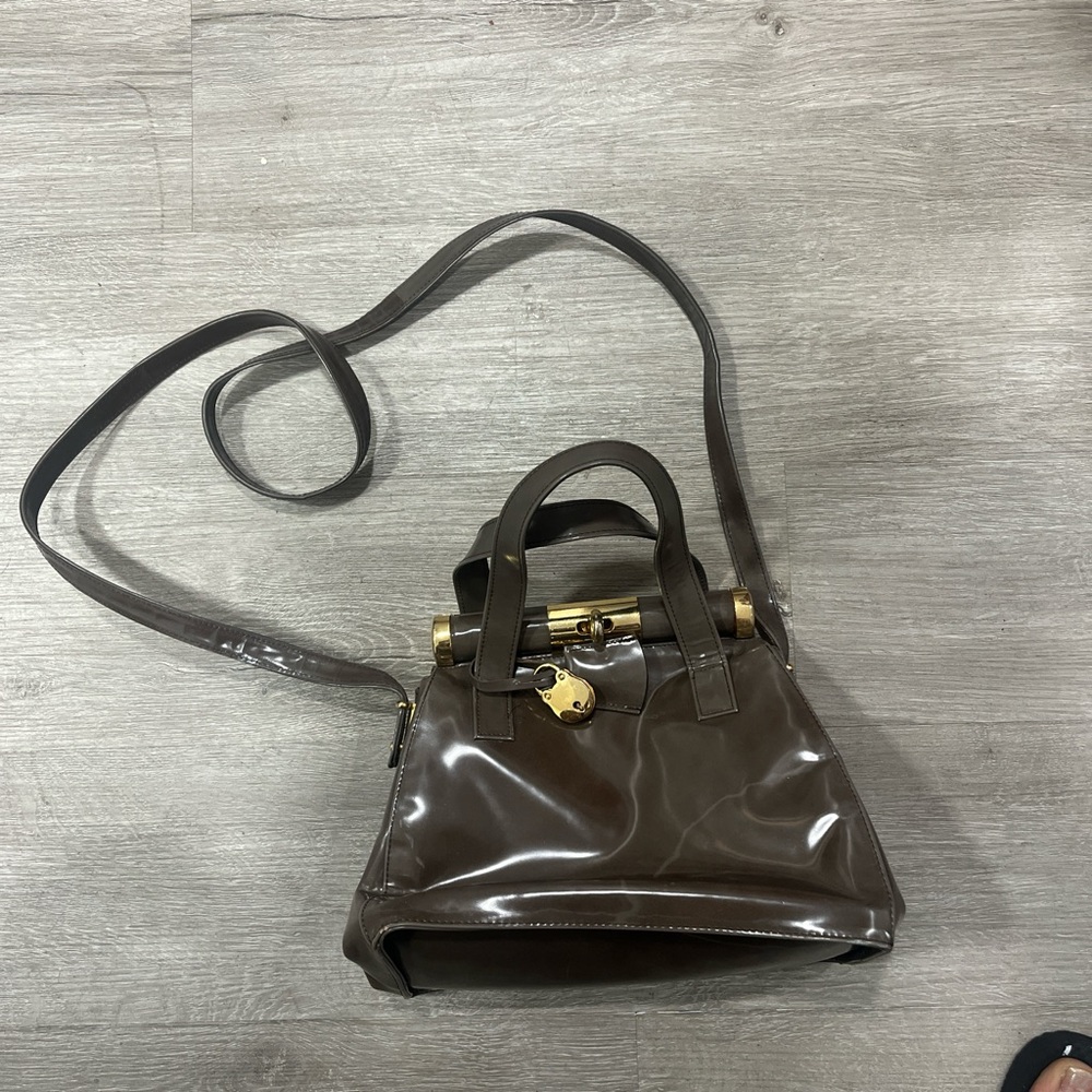 Stuart Weitzman Dark Brown Crossbody Bag